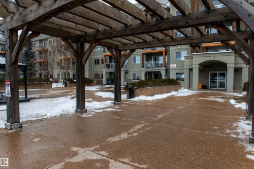 View of snow covered patio - 237 278 Suder Greens Drive, Edmonton, AB - Outdoor