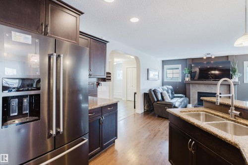 1740 59 Street, Edmonton, AB - Indoor Photo Showing Kitchen With Double Sink