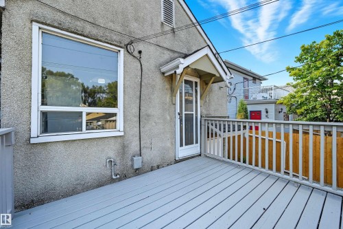 9848 87 Avenue, Edmonton, AB - Outdoor With Deck Patio Veranda With Exterior