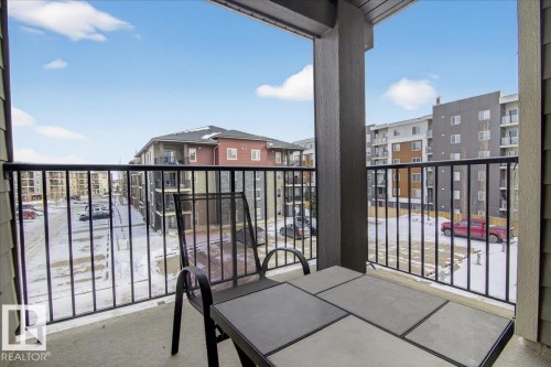 View of balcony - 305 12045 22 Avenue, Edmonton, AB - Outdoor With Exterior