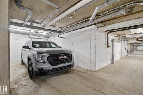 View of parking garage - 305 12045 22 Avenue, Edmonton, AB - Indoor Photo Showing Garage