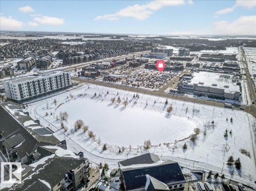 View of snowy aerial view - 305 12045 22 Avenue, Edmonton, AB - Outdoor With View