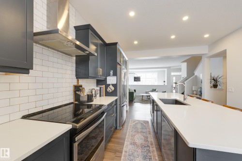 22341 93A Avenue, Edmonton, AB - Indoor Photo Showing Kitchen With Upgraded Kitchen