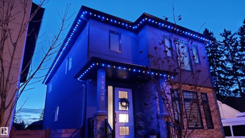 Contemporary home featuring stucco siding - 10038 142 Street, Edmonton, AB - Outdoor