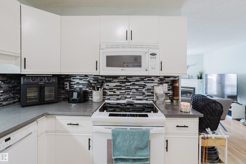 310 8907 106A Avenue, Edmonton, AB - Indoor Photo Showing Kitchen