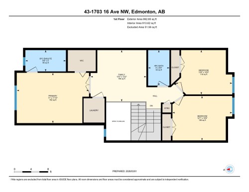 View of property floor plan - 43 1703 16 Avenue, Edmonton, AB - Other