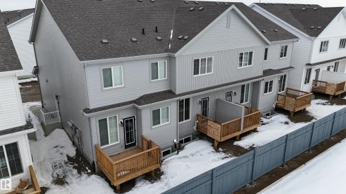 21 7110 Keswick Common, Edmonton, AB - Outdoor With Deck Patio Veranda With Exterior