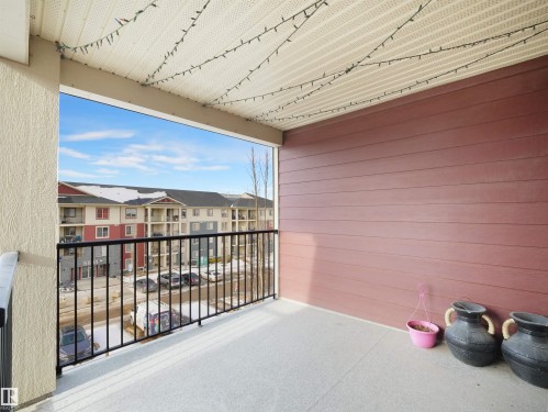 View of balcony - 422 5816 Mullen Place, Edmonton, AB - Outdoor With Exterior