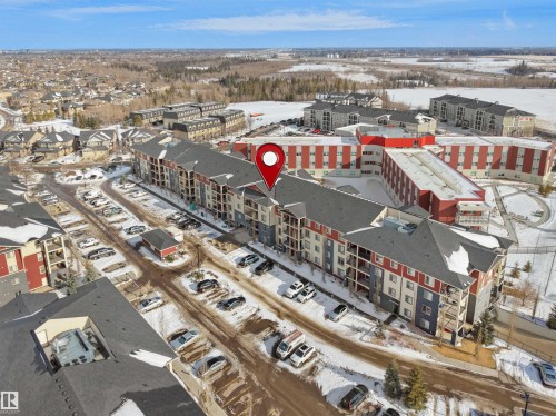 Aerial view of property and surrounding area - 422 5816 Mullen Place, Edmonton, AB - Outdoor With View