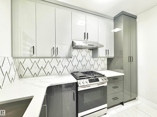 1836 22 Street, Edmonton, AB - Indoor Photo Showing Kitchen With Upgraded Kitchen