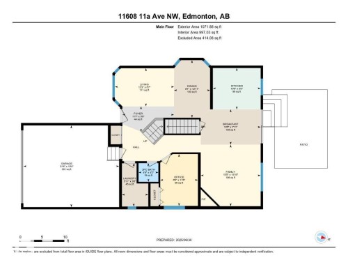 View of home floor plan - 11608 11A Avenue, Edmonton, AB - Other