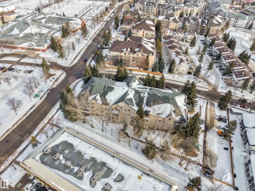 View of snowy aerial view - 107 9760 176 St, Edmonton, AB - Outdoor With View