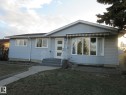 Light blue horizontal siding exterior with a prominent bay window - 13520 113A Street, Edmonton, AB  - Outdoor 