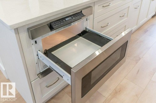 convenient drawer microwave oven - 88 Hearthstone Nw, Edmonton, AB - Indoor