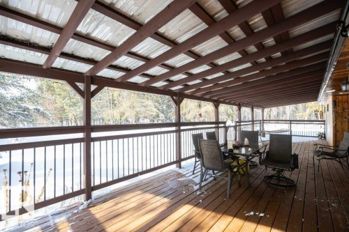 Deck with outdoor dining area - 59415A Rg Rd 240, Rural Westlock County, AB -  Photo Showing Other Room