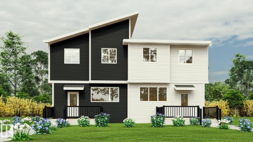 REAR VIEW - 9614 90 Street, Edmonton, AB - Outdoor