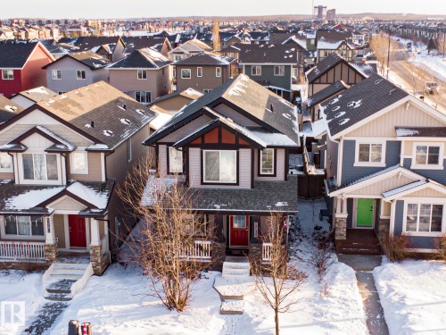 Craftsman-style home featuring a residential view - 21971 91 Avenue Nw, Edmonton, AB - Outdoor With Facade