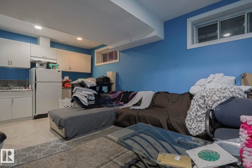 Living room featuring recessed lighting - 21971 91 Avenue Nw, Edmonton, AB - Indoor Photo Showing Kitchen