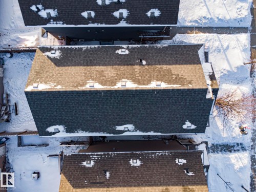 View of snowy aerial view - 21971 91 Avenue Nw, Edmonton, AB - Outdoor With View