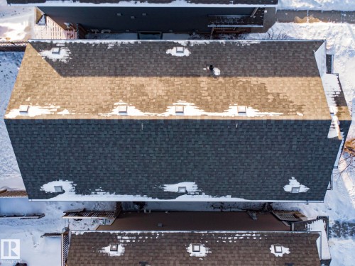 View of snowy aerial view - 21971 91 Avenue Nw, Edmonton, AB - Outdoor