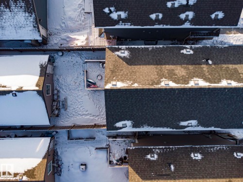 View of snowy aerial view - 21971 91 Avenue Nw, Edmonton, AB - Outdoor