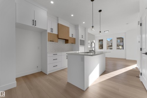 281 Munn Way, Leduc, AB - Indoor Photo Showing Kitchen With Upgraded Kitchen