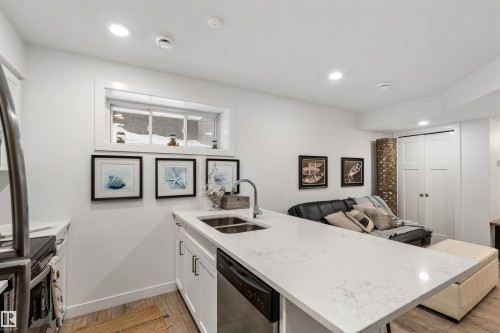 146 Joyal Way, St. Albert, AB - Indoor Photo Showing Kitchen With Double Sink