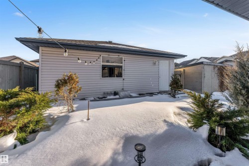 Snow covered property - 1157 37 Avenue, Edmonton, AB - Outdoor With Exterior