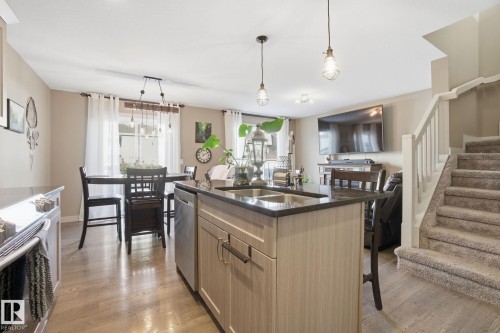2614 Blue Jay Close, Edmonton, AB - Indoor Photo Showing Kitchen With Double Sink