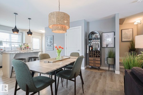 12209 103 Street, Edmonton, AB - Indoor Photo Showing Dining Room