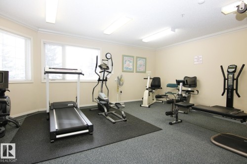 308 17150 94A Avenue, Edmonton, AB - Indoor Photo Showing Gym Room