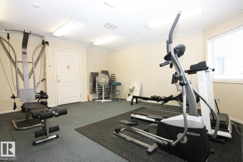 308 17150 94A Avenue, Edmonton, AB - Indoor Photo Showing Gym Room