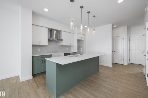 544 176 Avenue, Edmonton, AB - Indoor Photo Showing Kitchen With Upgraded Kitchen