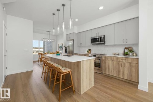 604 176 Avenue, Edmonton, AB - Indoor Photo Showing Kitchen With Upgraded Kitchen