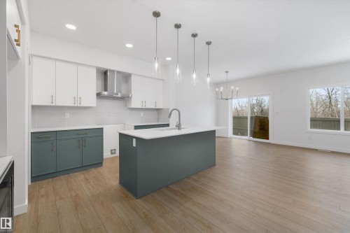 8732 183 Avenue, Edmonton, AB - Indoor Photo Showing Kitchen With Upgraded Kitchen