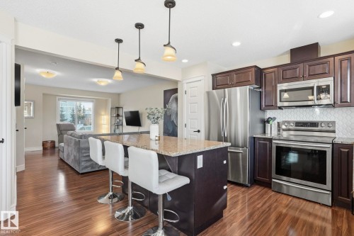 10 330 Bulyea Road, Edmonton, AB - Indoor Photo Showing Kitchen With Stainless Steel Kitchen With Upgraded Kitchen