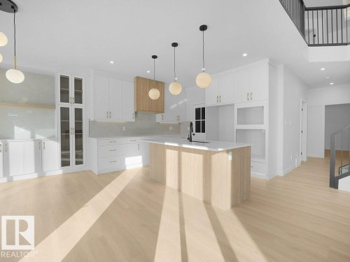 810 Elderberry Crest, Edmonton, AB - Indoor Photo Showing Kitchen With Upgraded Kitchen