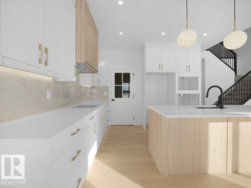 810 Elderberry Crest, Edmonton, AB - Indoor Photo Showing Kitchen With Upgraded Kitchen