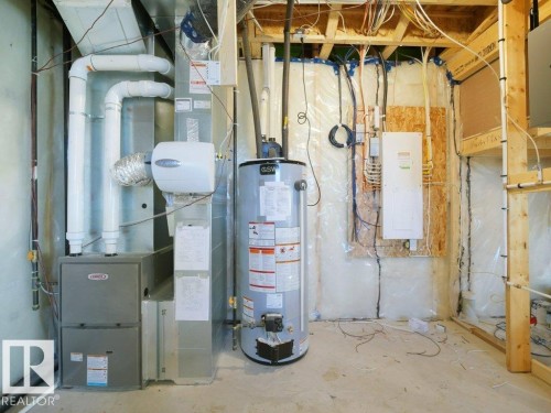 810 Elderberry Crest, Edmonton, AB - Indoor Photo Showing Basement