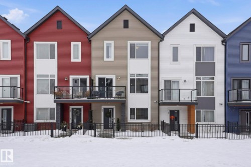 View of front of home with a balcony - 90 1010 Rabbit Hill Road, Edmonton, AB - Outdoor With Balcony With Facade