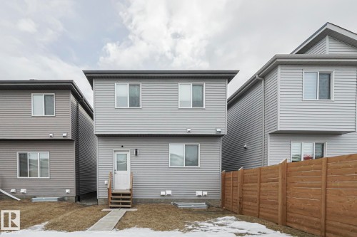 Rear view of property with entry steps - 3520 Kulay Link Link, Edmonton, AB - Outdoor