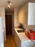 Kitchen with light countertops, freestanding refrigerator, and light floors - 205 10345 123 Street, Edmonton, AB  - Indoor Photo Showing Kitchen 
