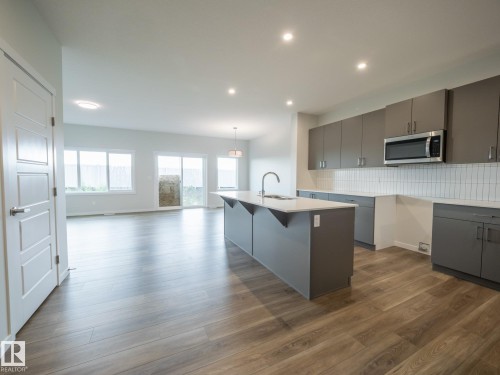 19342 22A Avenue, Edmonton, AB - Indoor Photo Showing Kitchen With Upgraded Kitchen