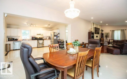 5104 - 49 Avenue, Busby, AB - Indoor Photo Showing Dining Room