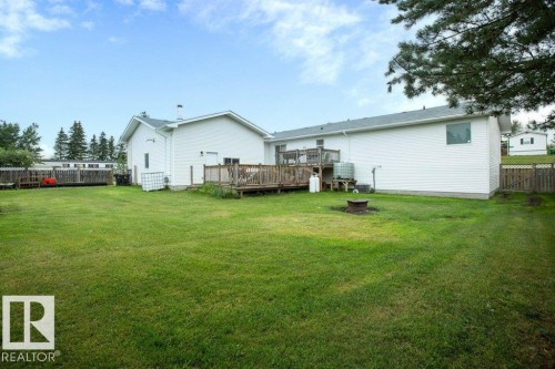 5104 - 49 Avenue, Busby, AB - Outdoor With Deck Patio Veranda With Backyard With Exterior