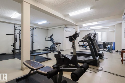 111 2035 Grantham Crest Nw, Edmonton, AB - Indoor Photo Showing Gym Room