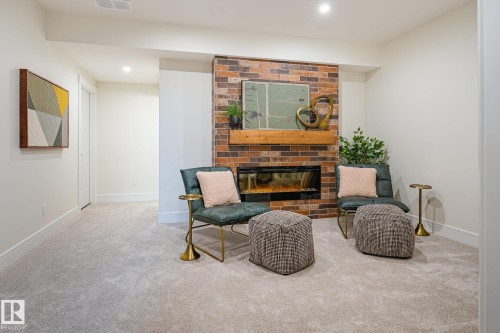 18 Emerald Way, Spruce Grove, AB - Indoor With Fireplace