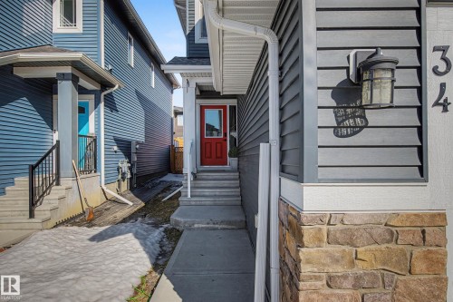 Property entrance - 34 Riverhill Crescent, St. Albert, AB - Outdoor With Exterior
