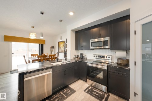 6 Joyal Way, St. Albert, AB - Indoor Photo Showing Kitchen With Double Sink