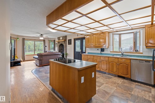 1301 28 Street, Cold Lake, AB - Indoor Photo Showing Kitchen With Double Sink